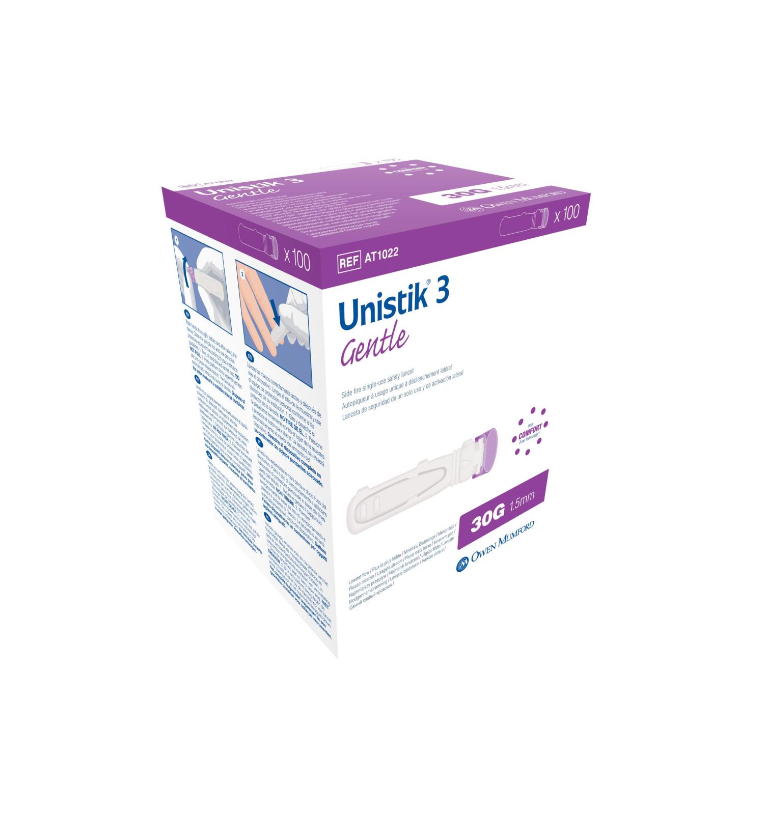 Unistik 3 Gentle 30g 100's (at1022)