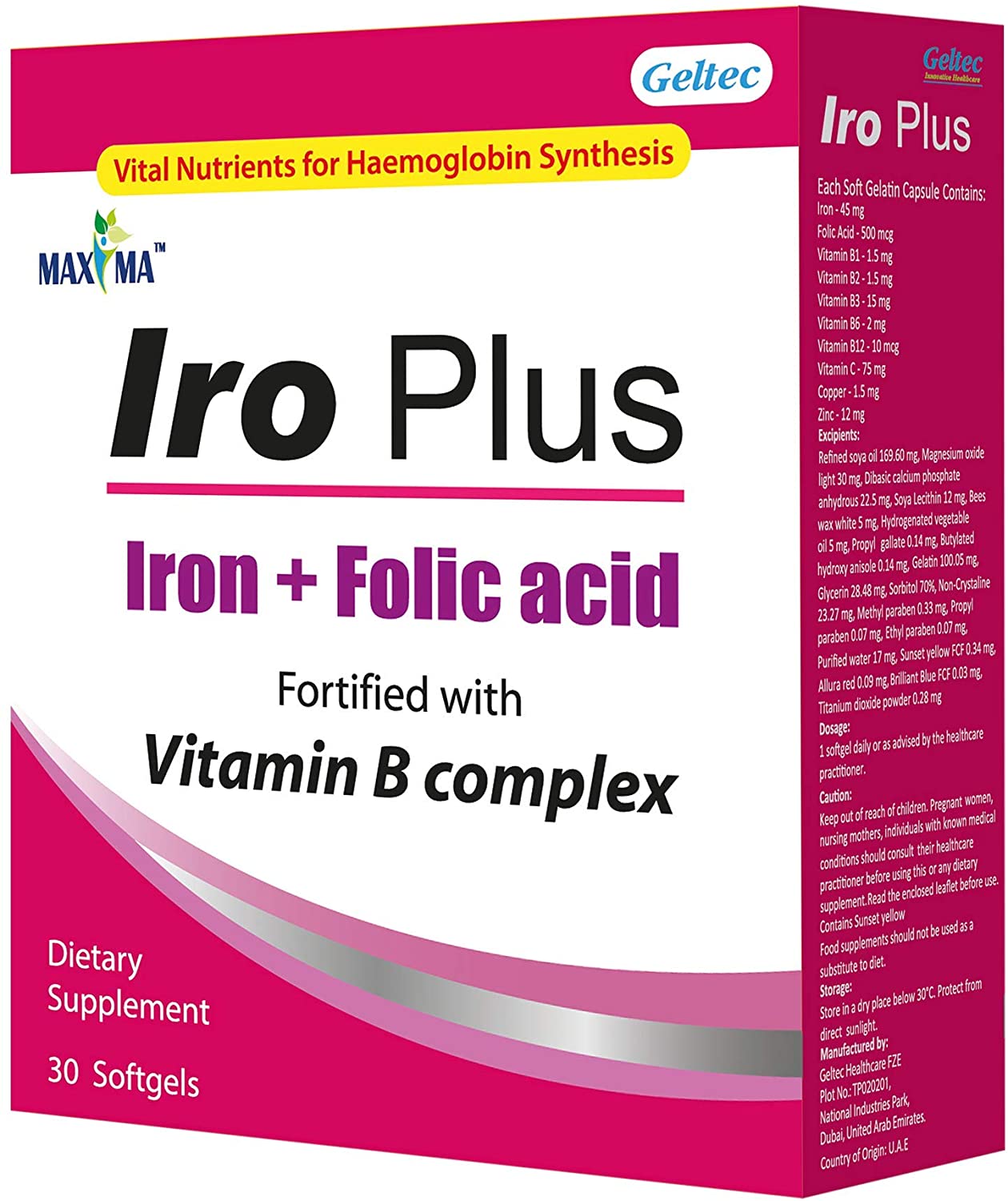 Maxima Iro Plus 30's
