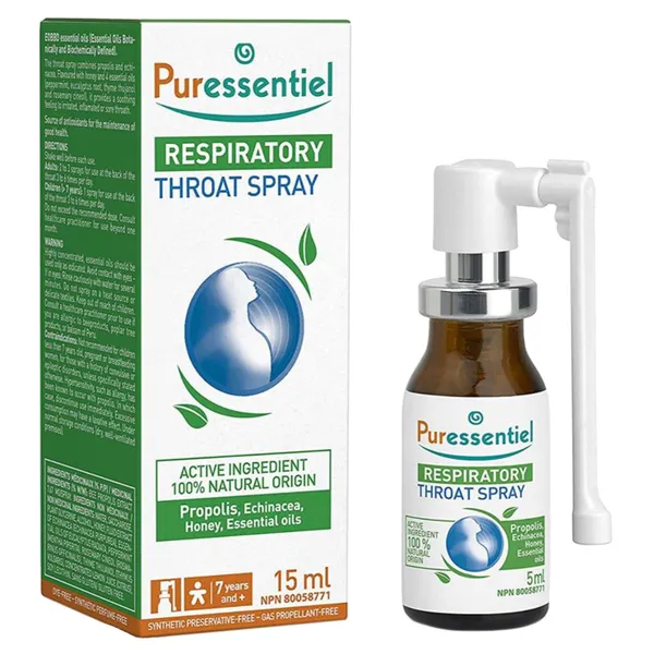 Puressent Respiratory Throat Spray 15ml (122315)