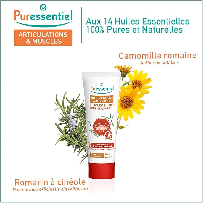 Puressent Muscles & Joints Pure Heat Gel 80ml (131621)