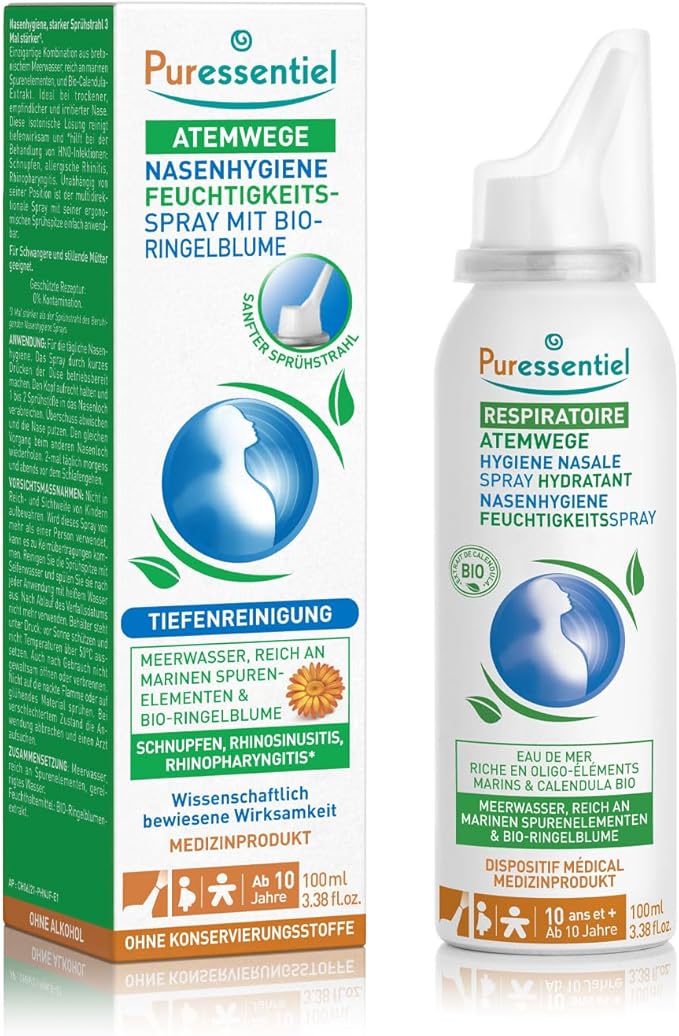 Puressent Respiratory Nasal Hygiene Hydrate Spray 100ml (802248)