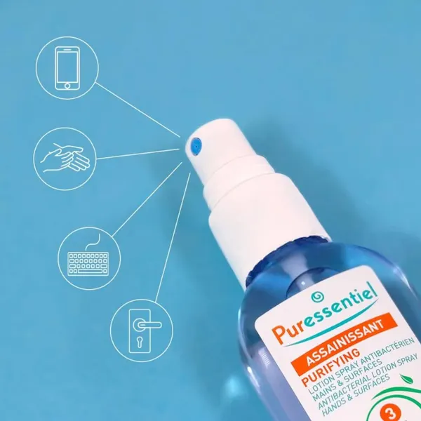 Puressent Purify Antibacterial Spray For Hands & Surfaces 80ml (122319)