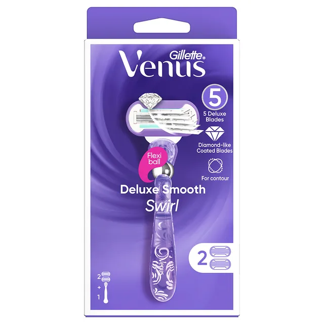 Venus Swirl Razor + 2 Cartridges (73842)