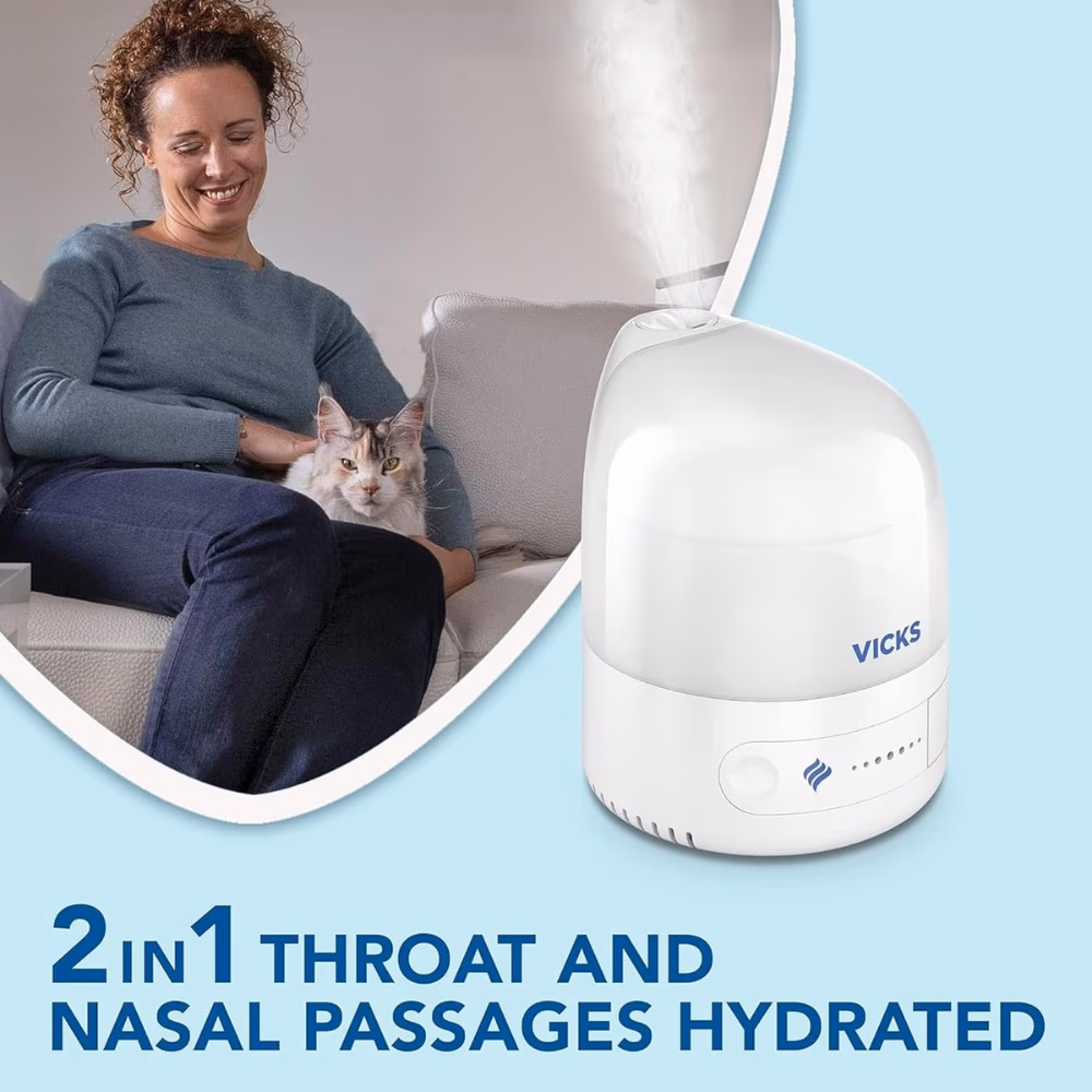Vicks Personal Humidifier Ultra Cool Mist For Relief From Dry Air Vul510e1
