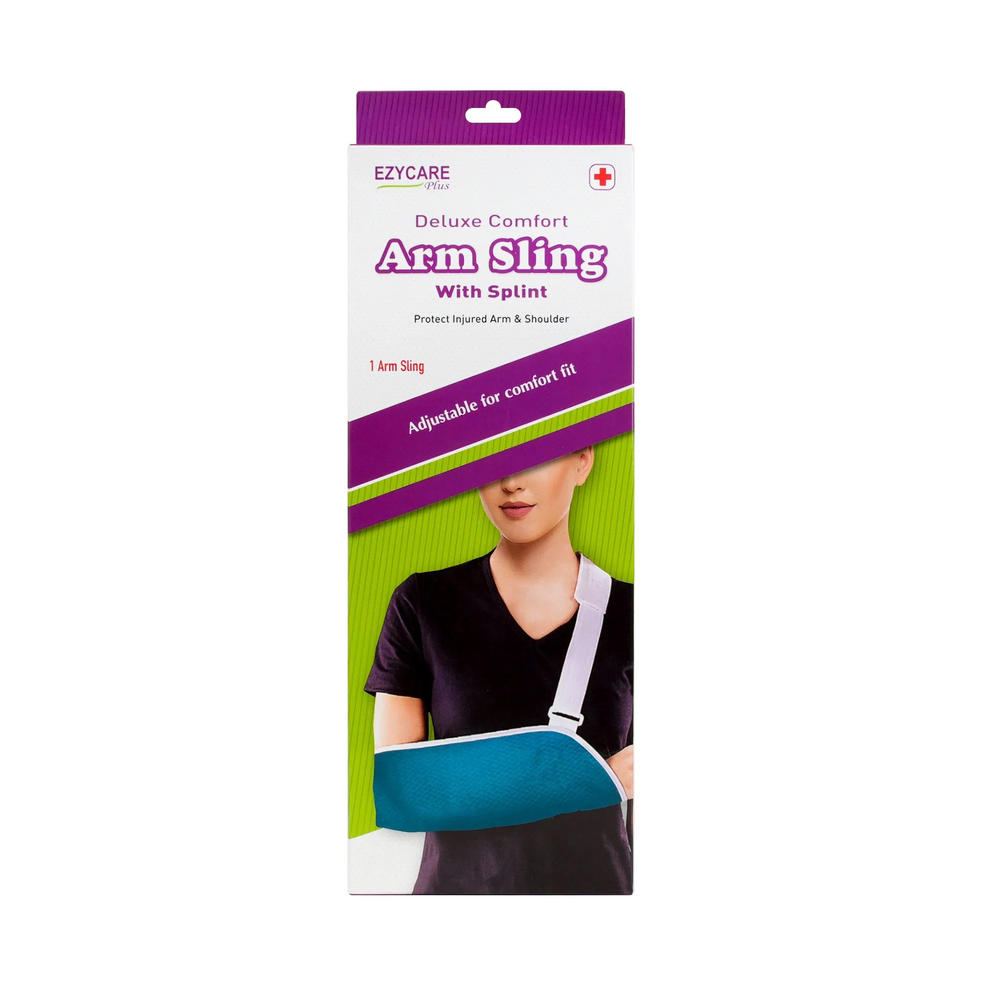 Ezycare Deluxe Arm Sling With Splint For Arm Support & Stabilisation 19627