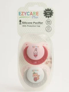 Ezycare Silicone Pacifier Double Pack For Baby Soothing 17117