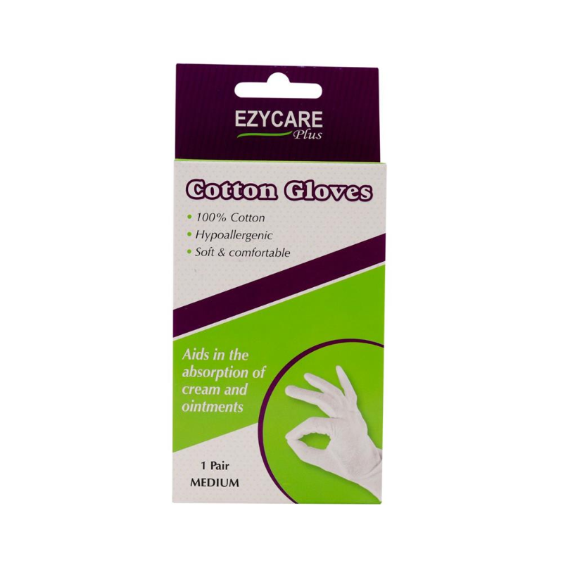 Ezycare Cotton Gloves For Hand Protection & Moisturising Care 11913