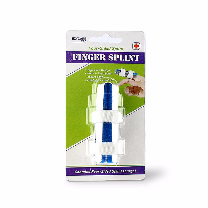 Ezycare Four-sided Finger Splint Large For Finger Support 17488
