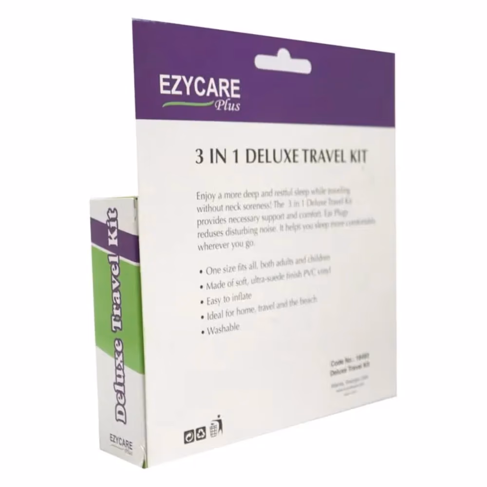 Ezycare 3-in-1 Deluxe Travel Kit For Personal Care On The Go 18493