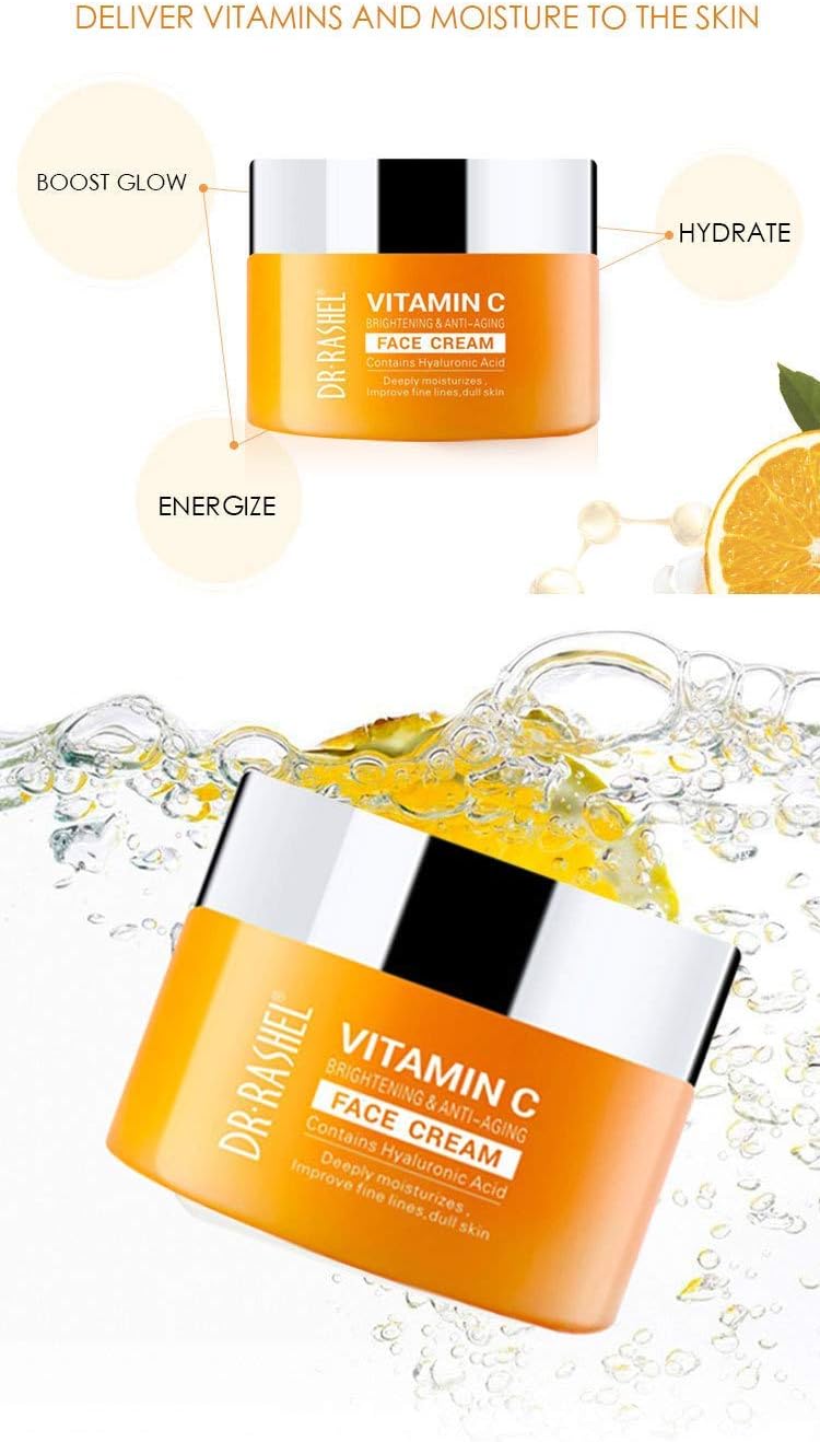 Dr. Rashel Vitamin C Face Cream 50g For Brightening & Skin Radiance