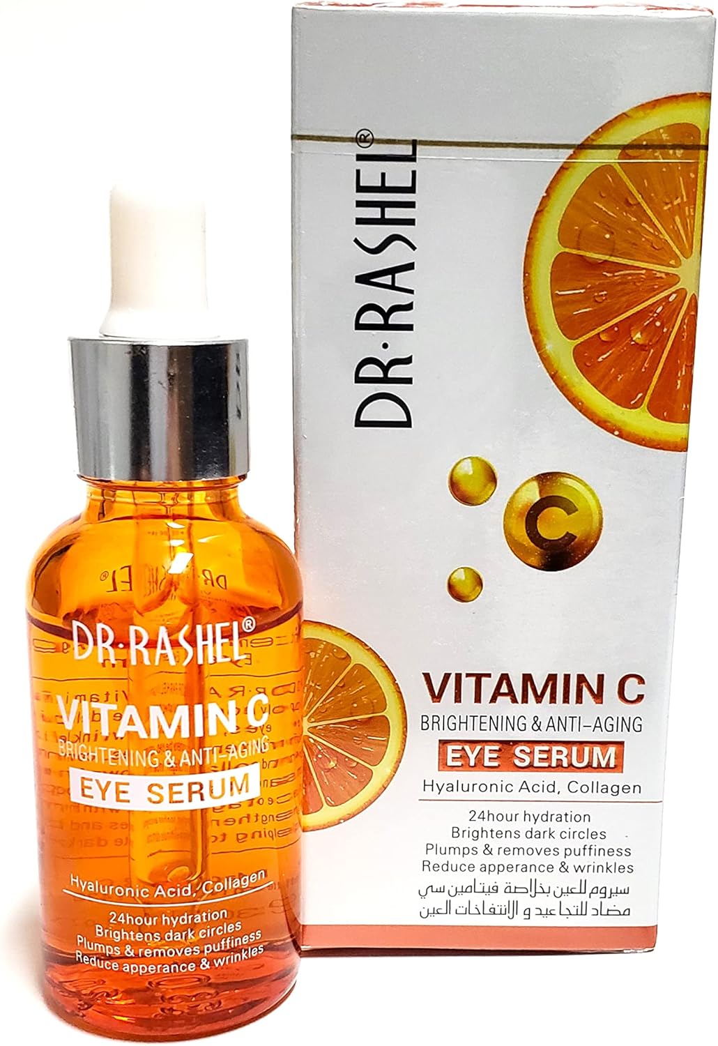 Dr. Rashel Vitamin C Eye Serum 30ml For Dark Circles & Eye Area Care