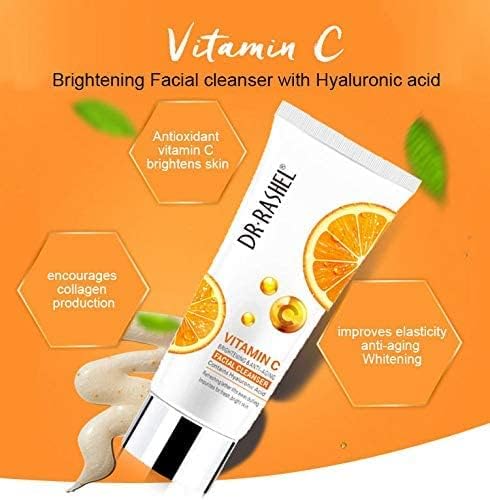 Dr. Rashel Vitamin C Facial Cleanser 80g For Brightening & Deep Cleansing
