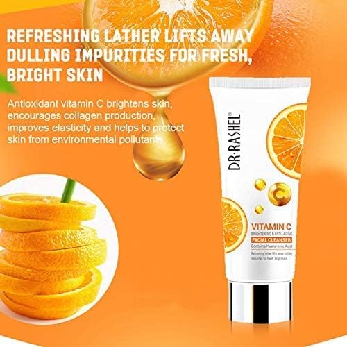 Dr. Rashel Vitamin C Facial Cleanser 80g For Brightening & Deep Cleansing