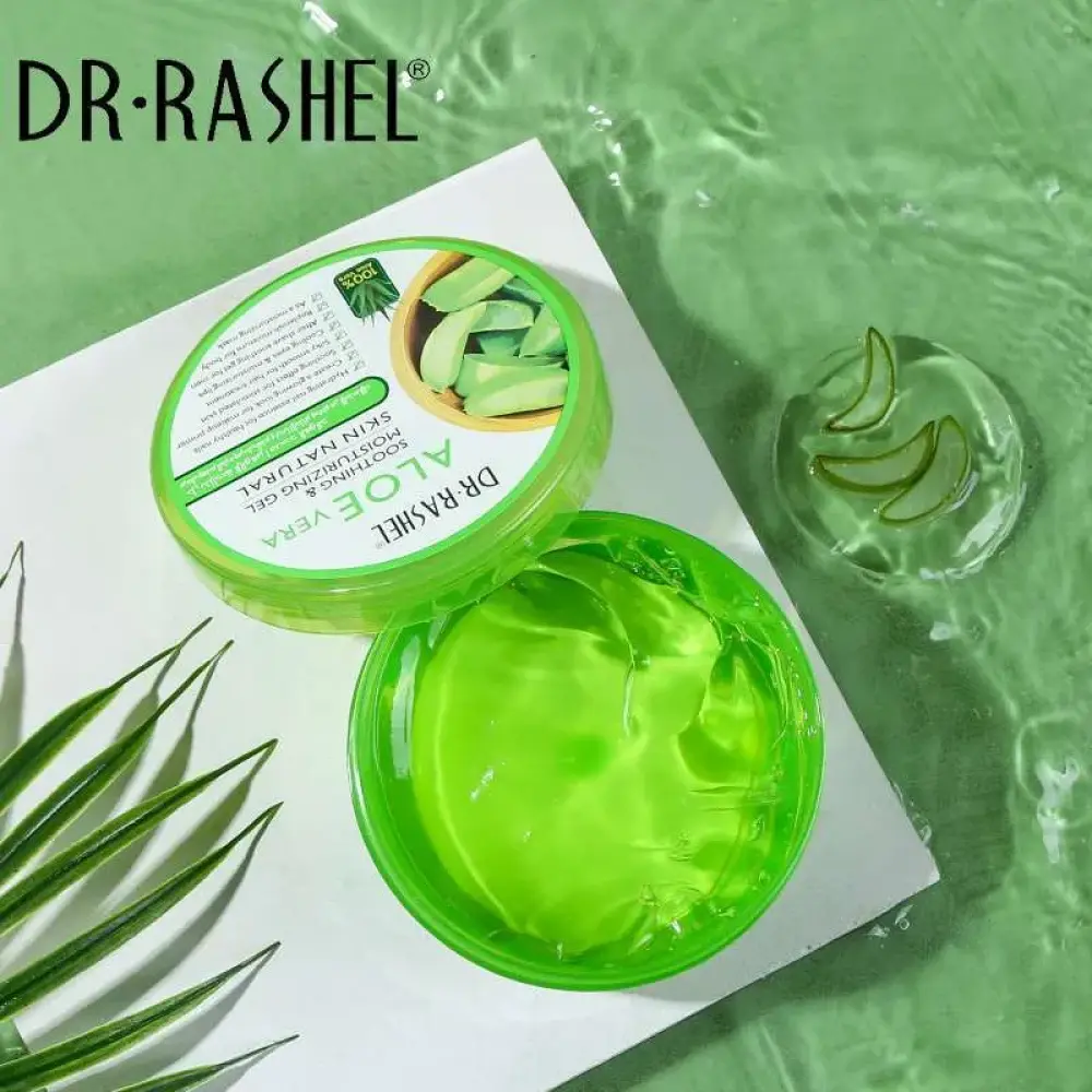Dr. Rashel Aloe Vera Moisturizing Gel 300ml For Cooling Hydration & Skin Care