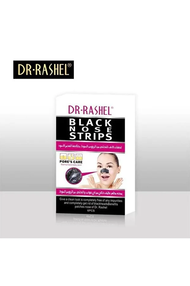 Dr. Rashel Black Nose Strips Pore Care 6s For Blackhead Removal & Clear Skin