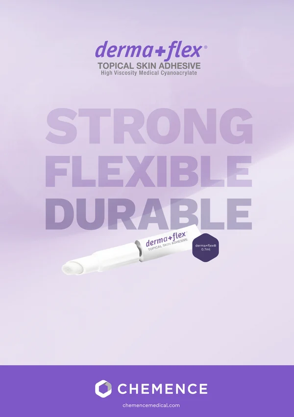 Dermaflex Topical Skin Adhesive 0.7ml - Box Of 10 For Wound Closure
