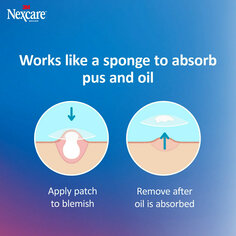 Nexcare Thin & Transparent Acne Patch For Blemish Coverage & Protection 36's