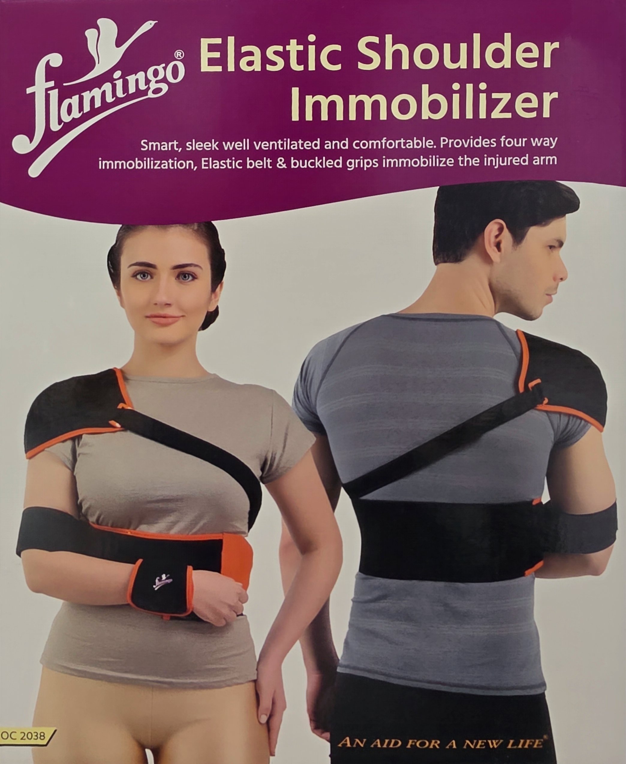 Fla Elastic Shoulder Immobiliser Large (single)