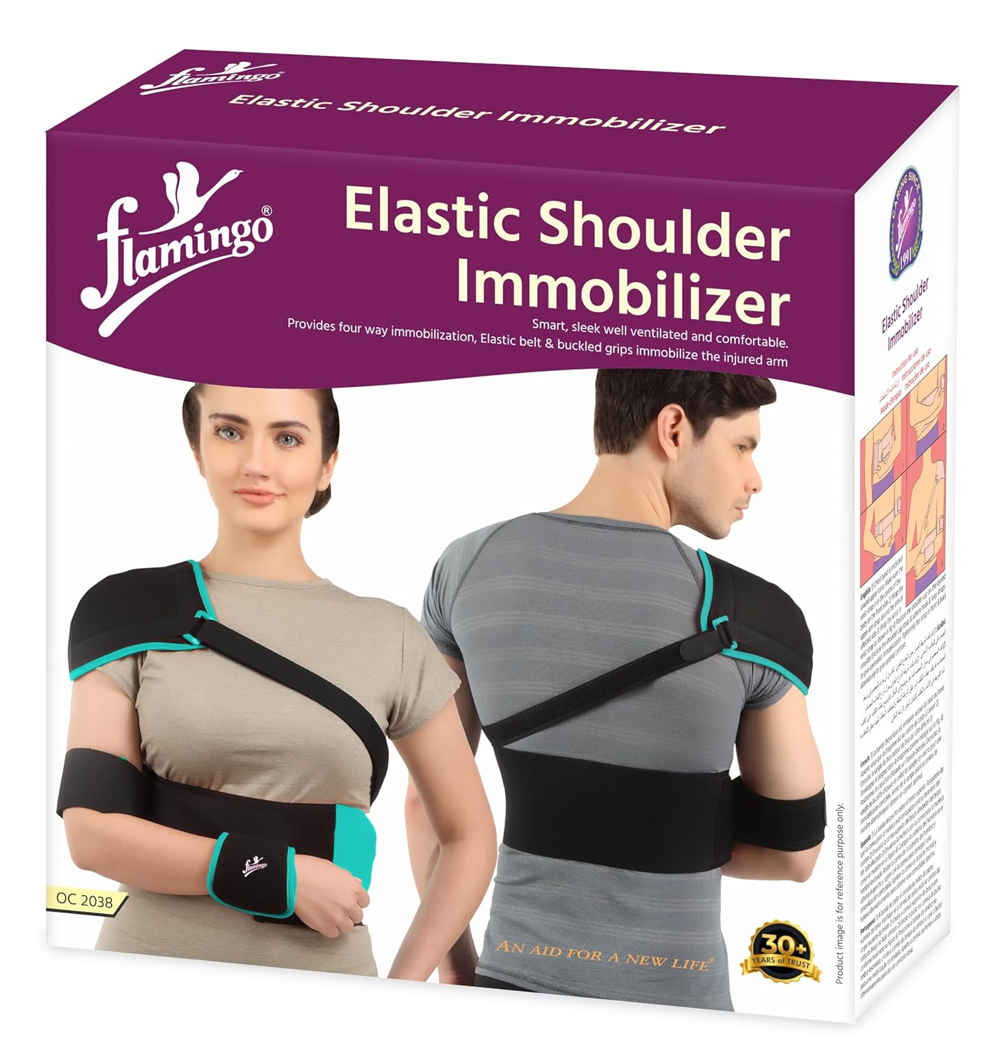 Flamingo Shoulder Immobiliser Flamingo Medium Single
