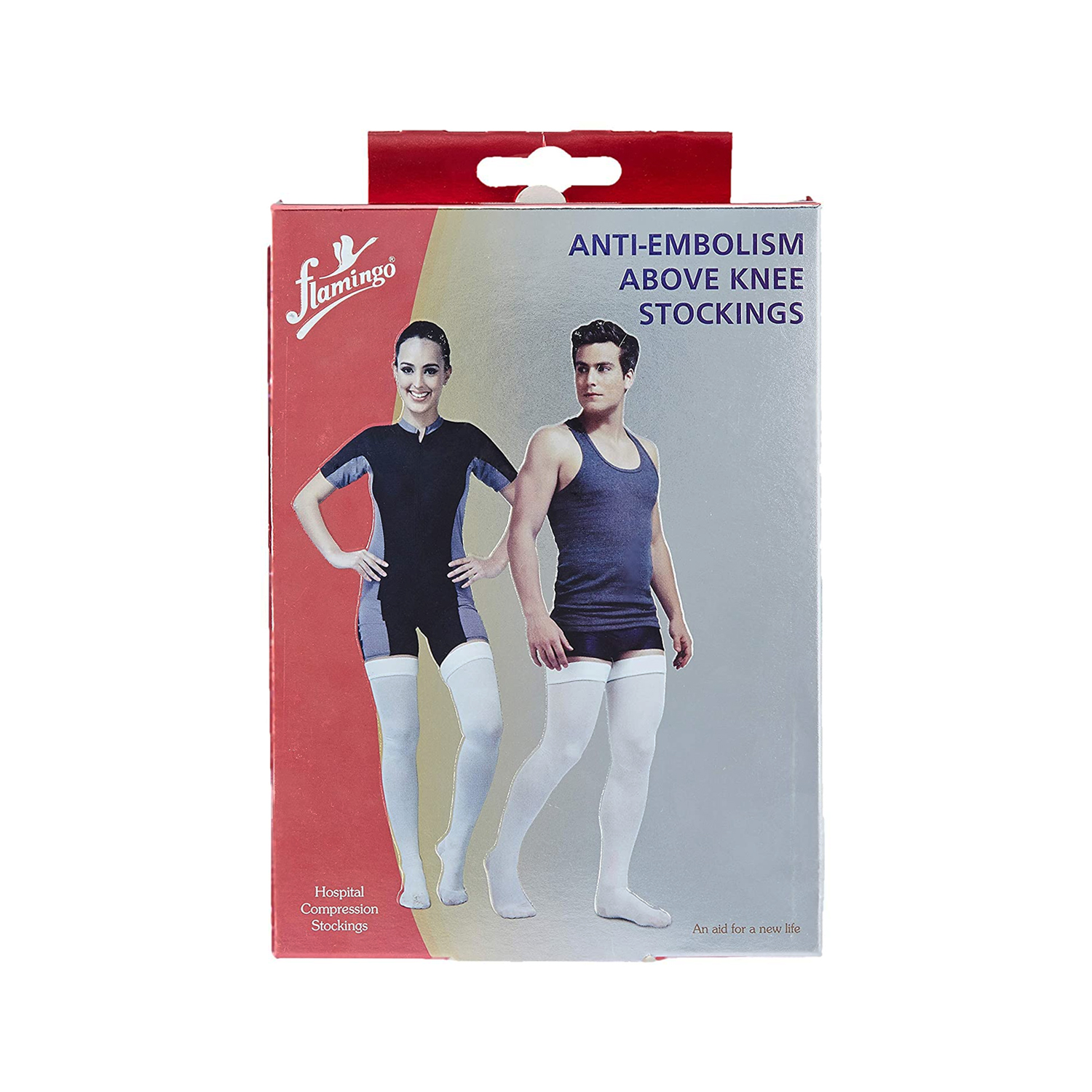 Flamingo Anti Embolism Above Knee Stockings - Large Oc 2232