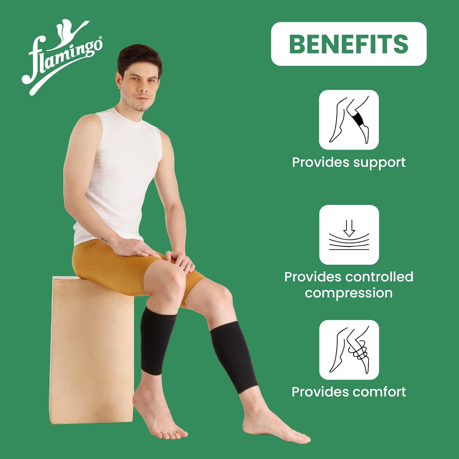 Flamingo Premium Calf Support (Medium)