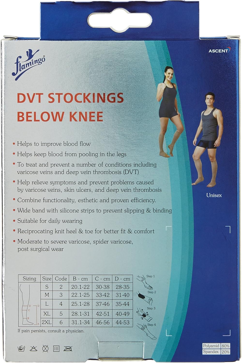 Flamingo Medical Comp Stockings A- Knee Class-xl (oc2272)