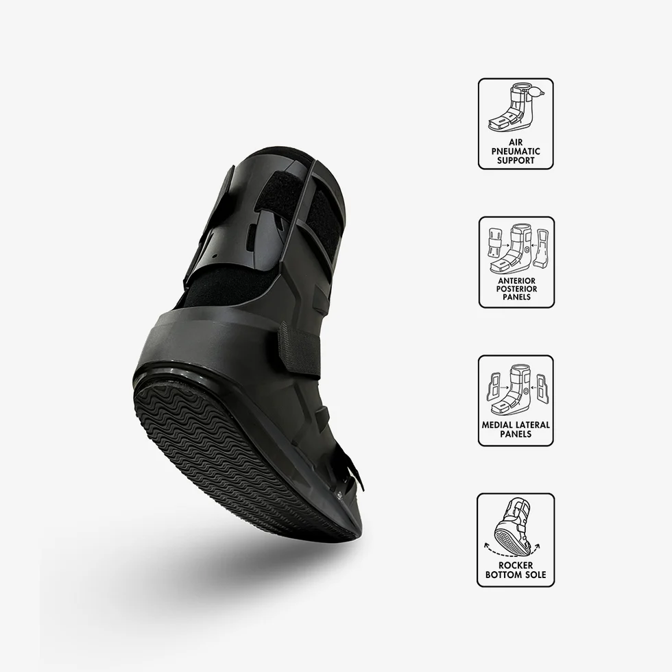 Flamingo Short Air Walker Boot Xl For Ankle & Foot Support