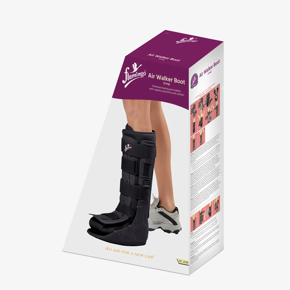 Flamingo Long Air Walker Boot Xl For Ankle & Foot Immobilisation