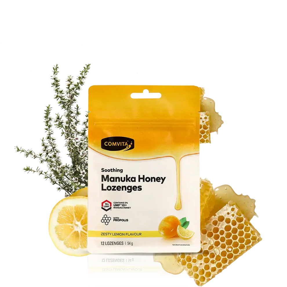Nz Health Umf 10+ Manuka Lozenges Lemon 12's
