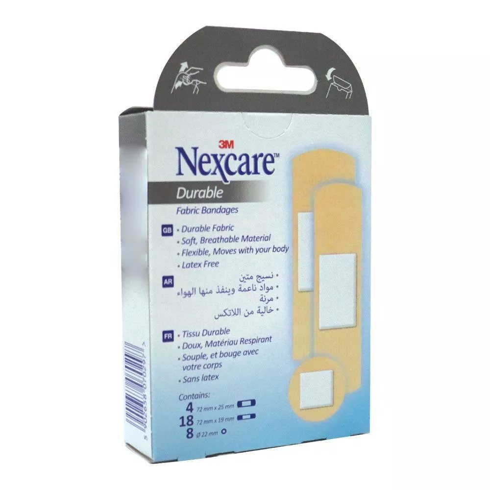3M Nexcare Durable Plastic Bandage 30`S
