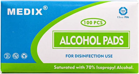 Generic Alcohol Swabs 65x30mm 100 Pcs