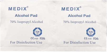 Generic Alcohol Swabs 65x30mm 100 Pcs