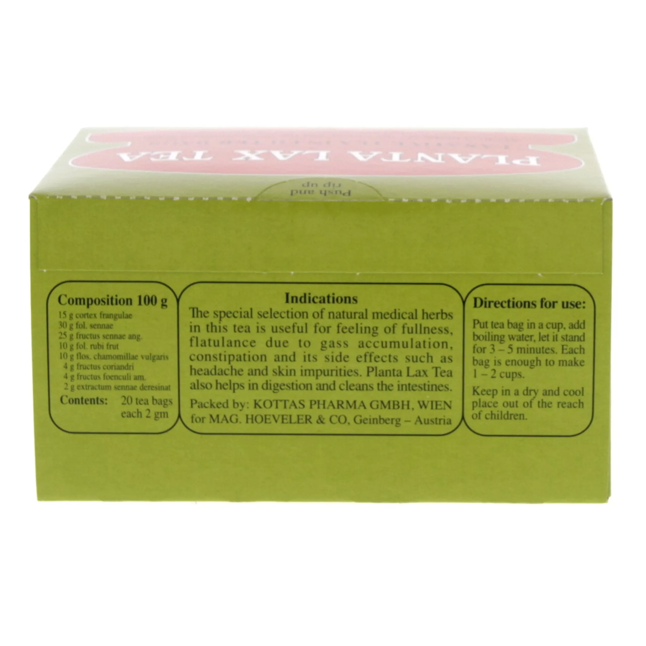 Planta Lax Tea F/bags