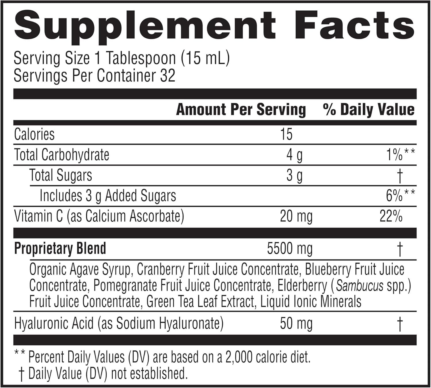 Neocel Hyaluronic Acid Blueberry Liquid 473ml