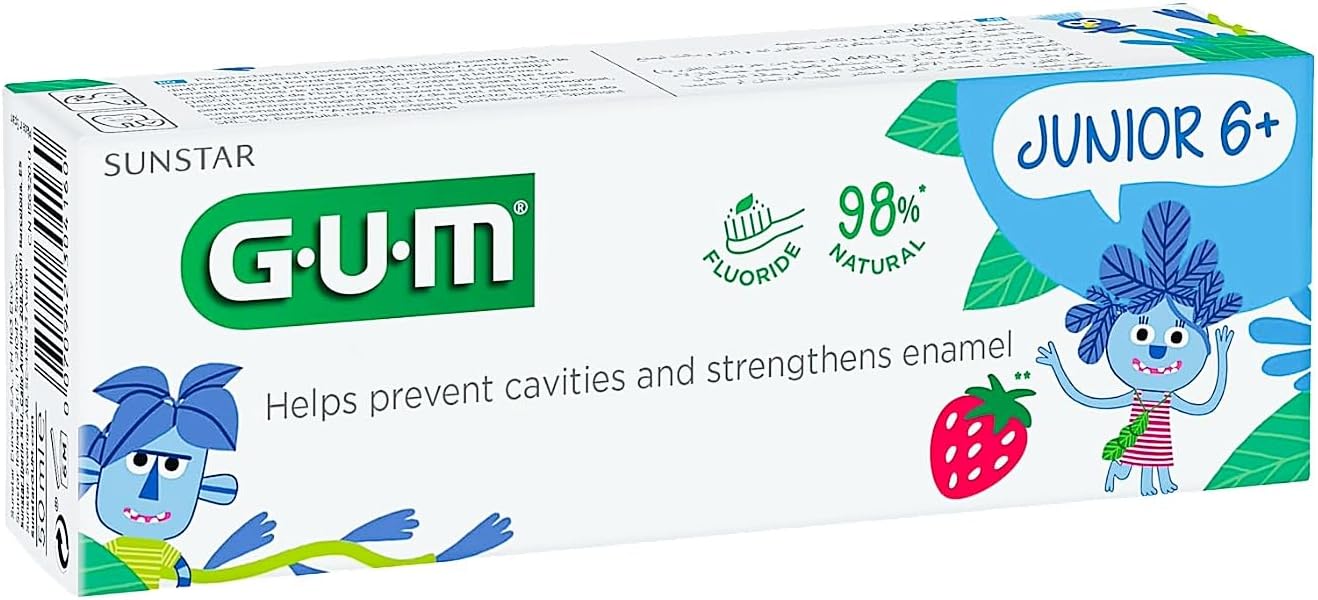 Gum Junior Toothpaste 6+ 50ml – Cavity Protection For Growing Teeth