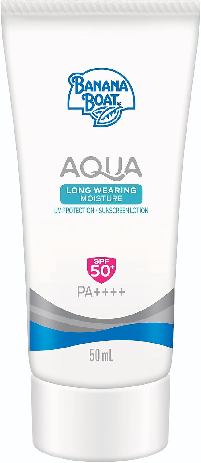 Banana Boat Aqua Long Moist Sunscreen Spf 50+ 50ml – Long-lasting Hydration & High Uv Protection