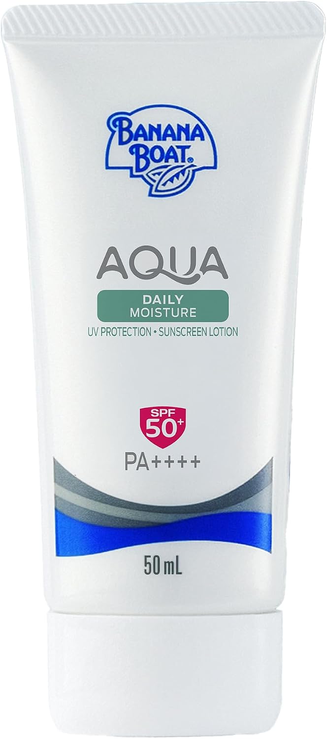 Banana Boat Aqua Daily Moist Sunscreen Spf 50+ 50ml – Daily Hydration & High Uv Protection