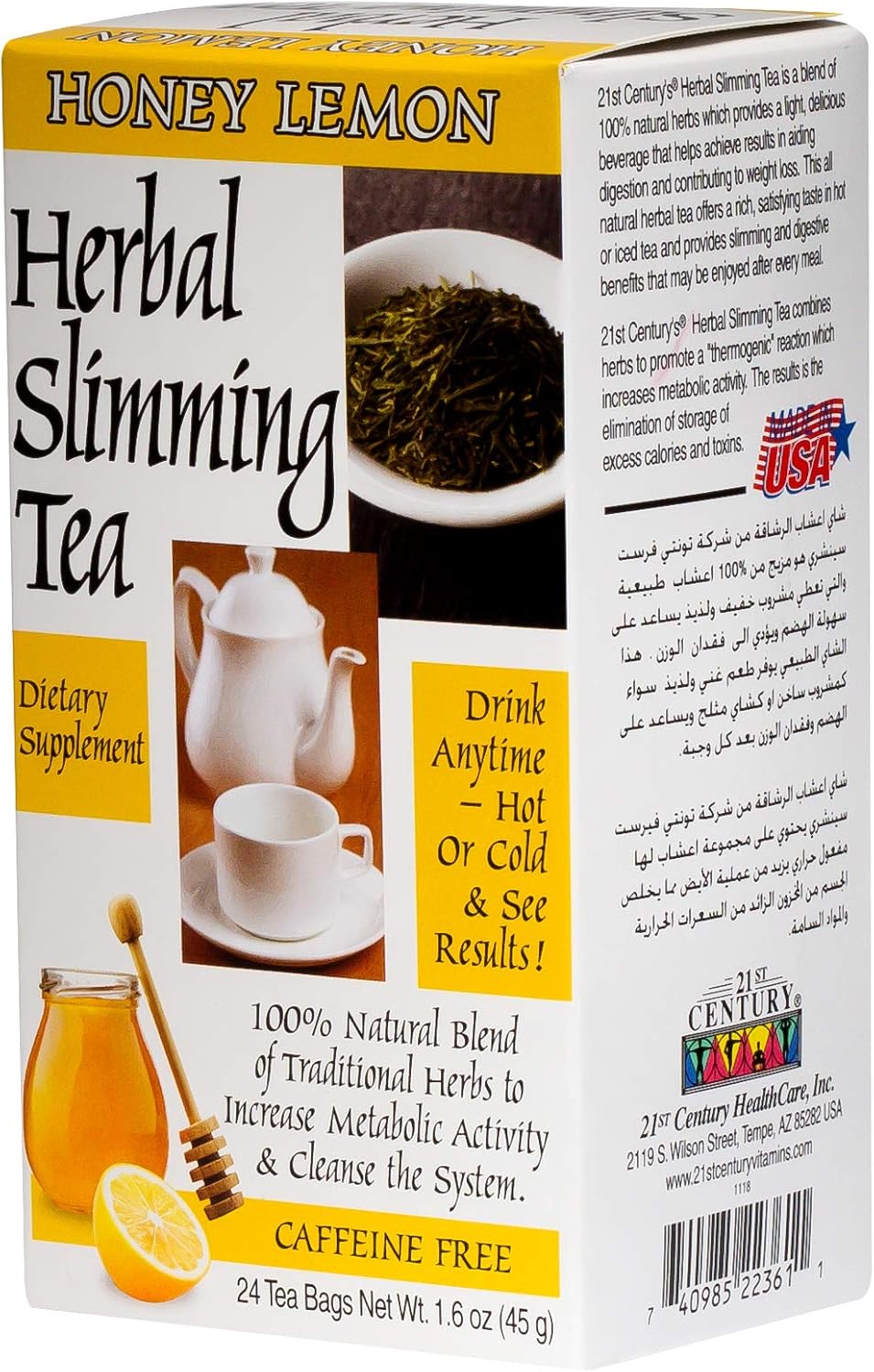 21st Century  Slimming Tea Honey Lemon