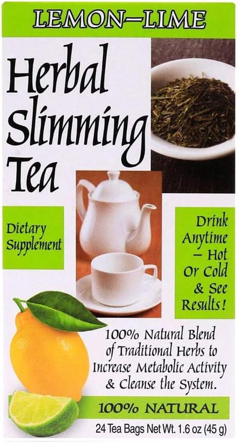 21st Century Slimming Tea Lemon Lime 24 Bags