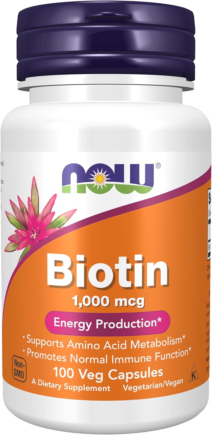 Now Biotin 1000 Mcg Capsules 100’s