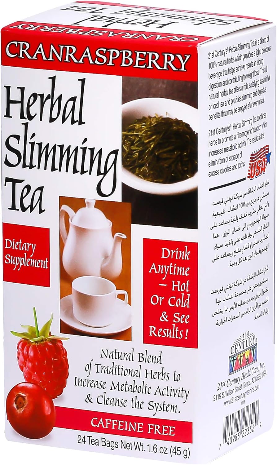 21st Century  Slimming Tea Cranberry Raspberry 24's