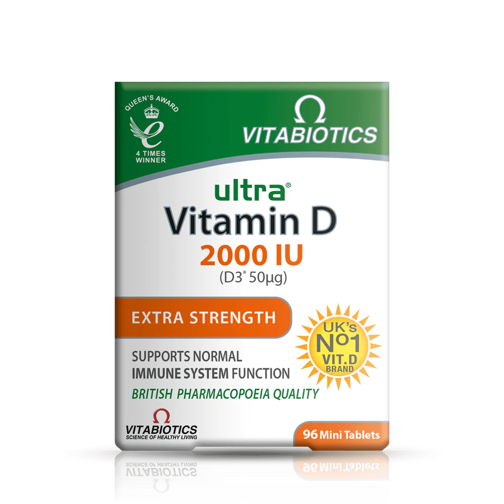 Vitabiotics Ultra Vitamin D3 2000 Iu Tablets 96`S