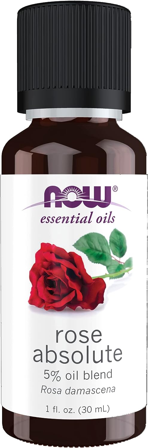 Now Essential Oils, Rose Absolute Oil 5% Blend, 30 Ml
