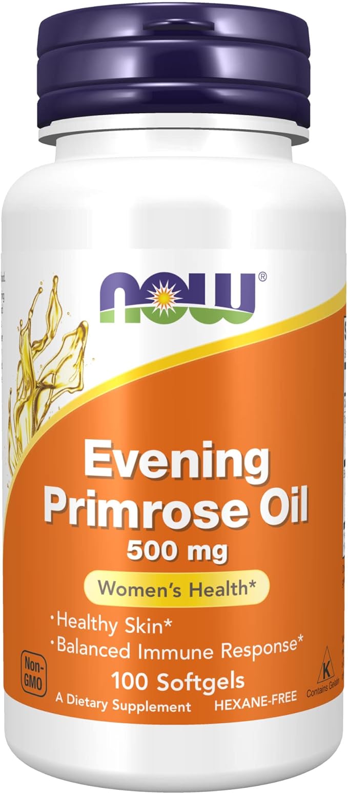 Now Evening Primrose Oil 500 Mg Softgels 100’s