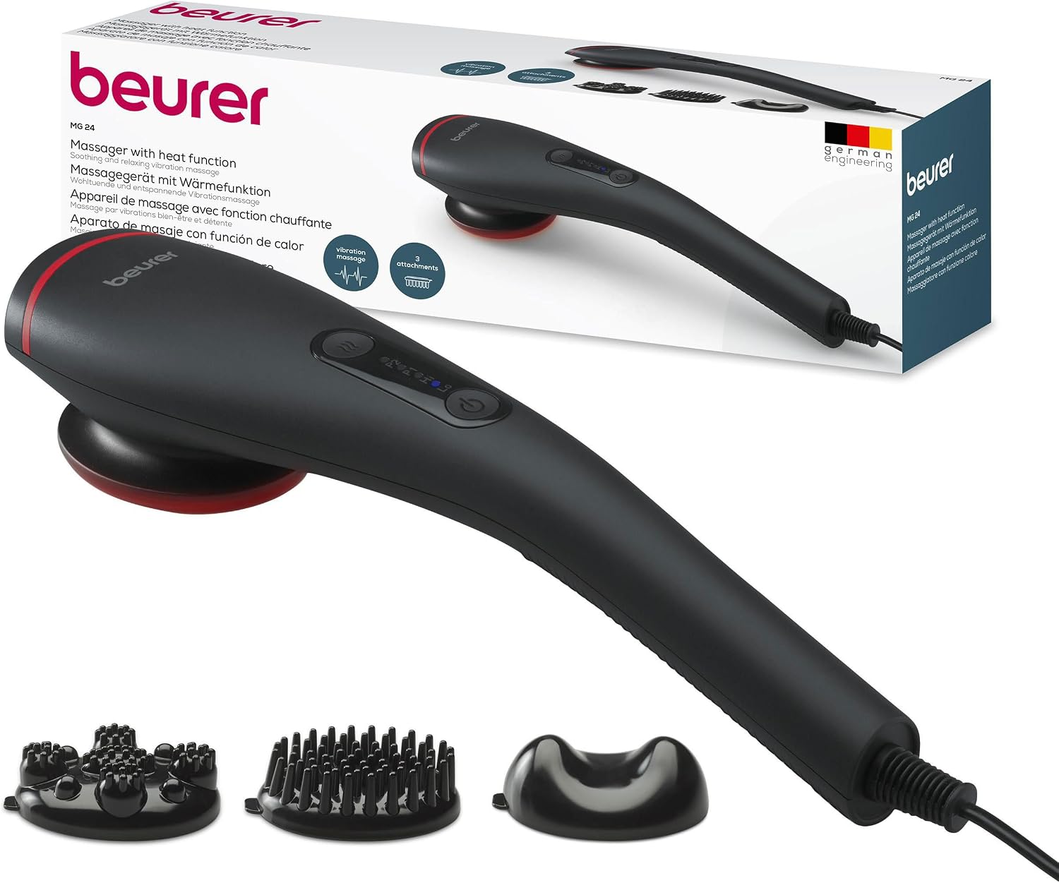 Beurer Mg 24 Infrared Massager For Muscle Relaxation & Soothing Massage