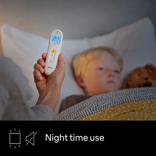 Braun Sensian 3 Non-contact Forehead Thermometer Bnt050ee White For Accurate Fever Measurement