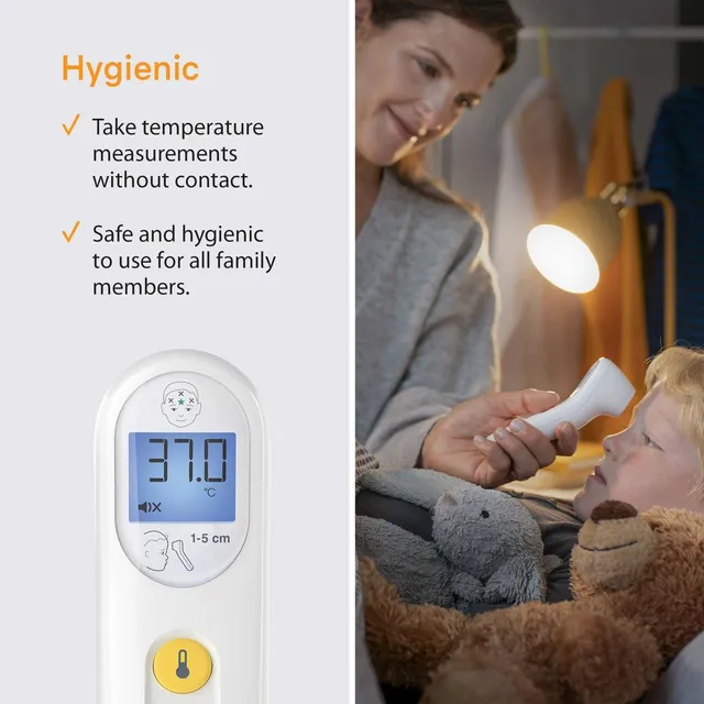 Braun Sensian 3 Non-contact Forehead Thermometer Bnt050ee White For Accurate Fever Measurement