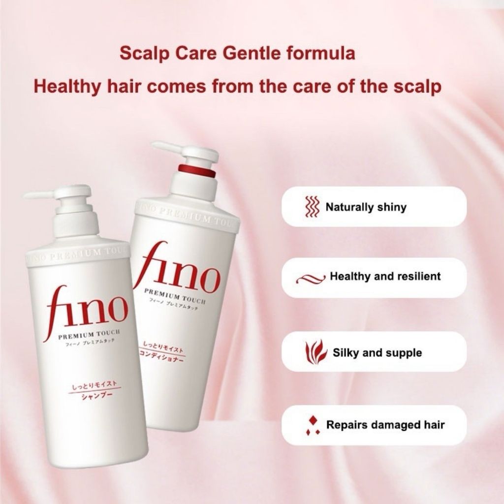 Fino Premium Touch Hair Conditioner 550ml – Smooths, Repairs & Detangles Damaged Hair
