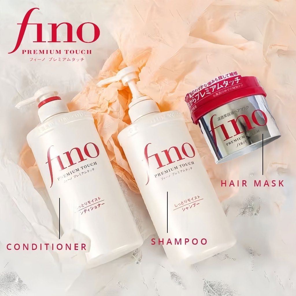 Fino Premium Touch Hair Conditioner 550ml – Smooths, Repairs & Detangles Damaged Hair