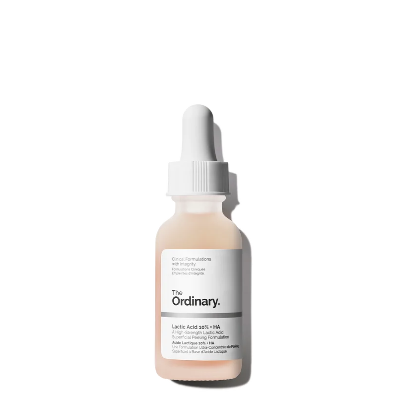 The Ordinary Lactic Acid 10% + Ha 2% Serum 30ml For Gentle Exfoliation & Skin Renewal